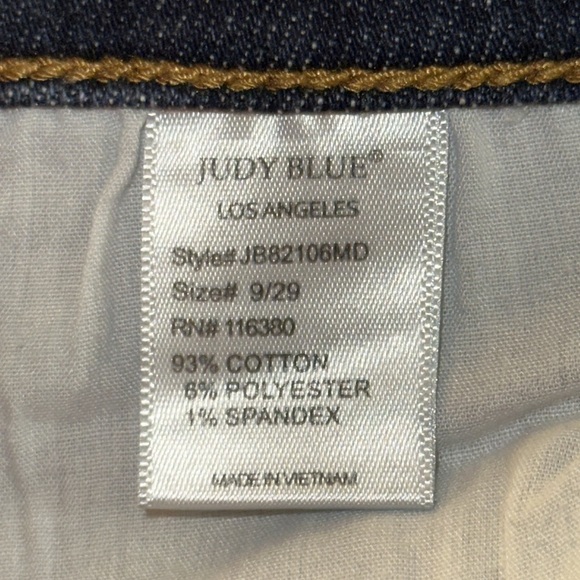Judy Blue Bristol Jeans Womens 9/29 Blue Medium Wash Denim Skinny Fit JB82106MD - Picture 10 of 11